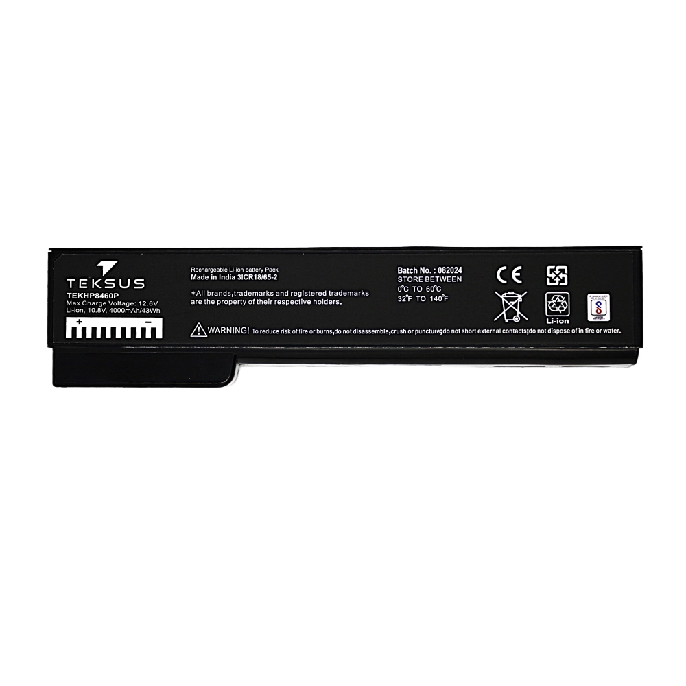 Teksus Laptop Battery Compatible For HP 8460P 6c view 2